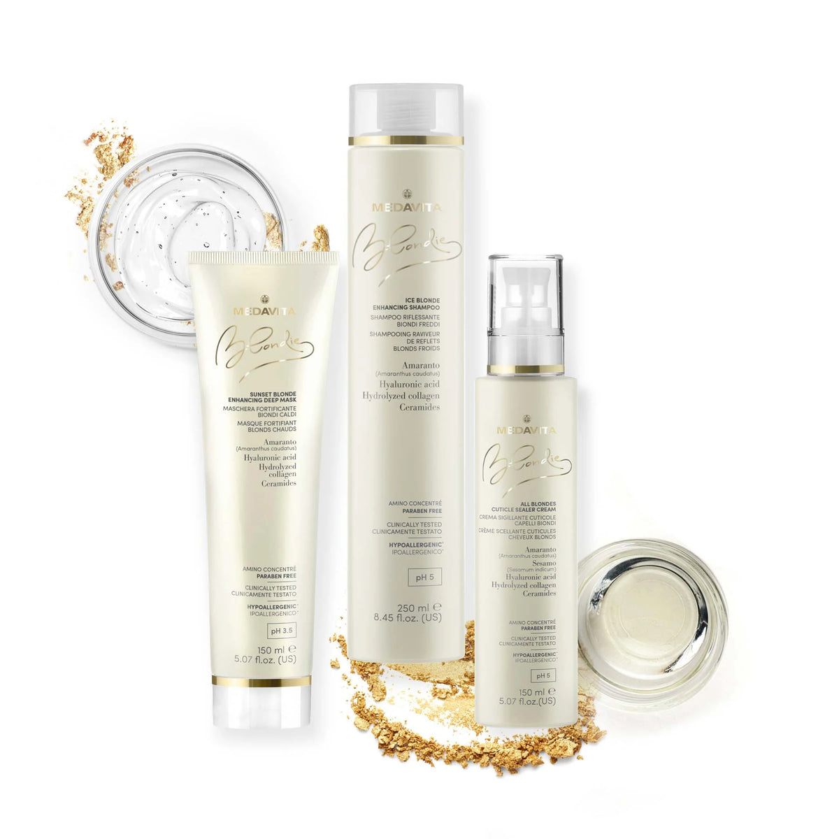 Medavita Blondie Ice Blonde Enhancing Shampoo 250ml lifestyle